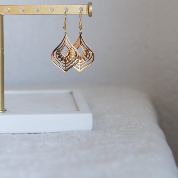 oorhangers pendant goud