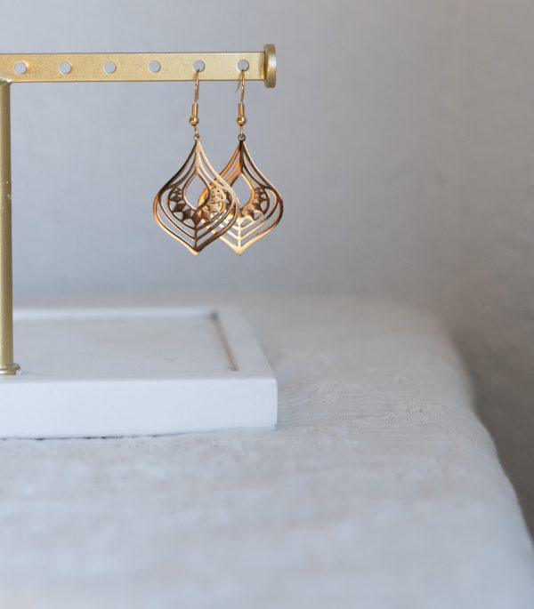 oorhangers pendant goud